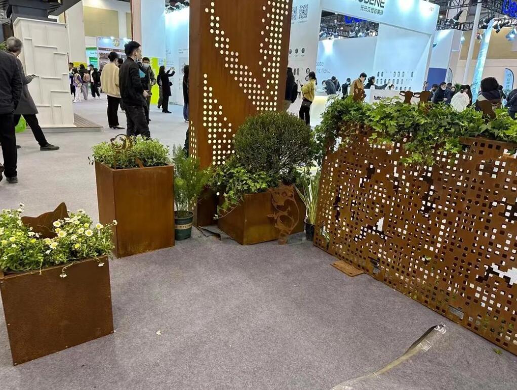 西双版纳耐候钢花箱