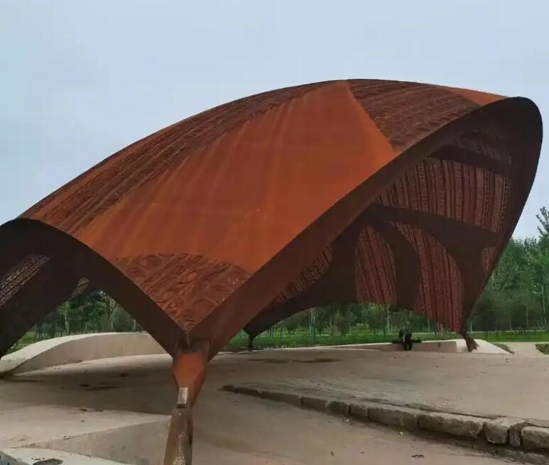 西双版纳耐候钢幕墙案例